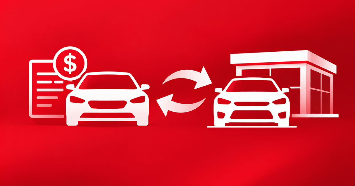 can you trade in a car with a loan